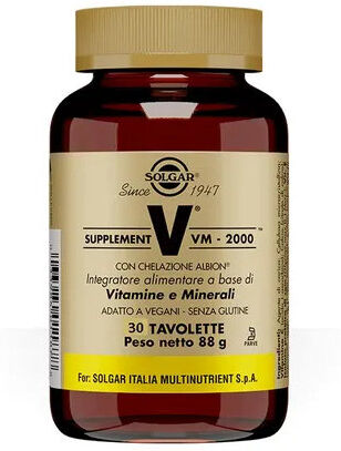 SOLGAR Vm-2000 Supplement 30 Tavolette