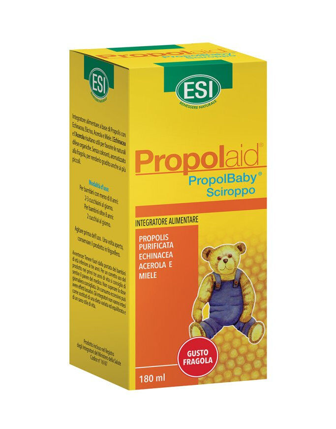 ESI Propolaid - Propolbaby Sciroppo 180ml Fragola