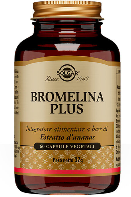 SOLGAR Bromelina Plus 60 Capsule Vegetali