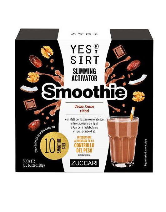 ZUCCARI Yes Sirt - Smoothie 10x30 Grammi Uva Nera, Mirtillo Rosso E Lampone