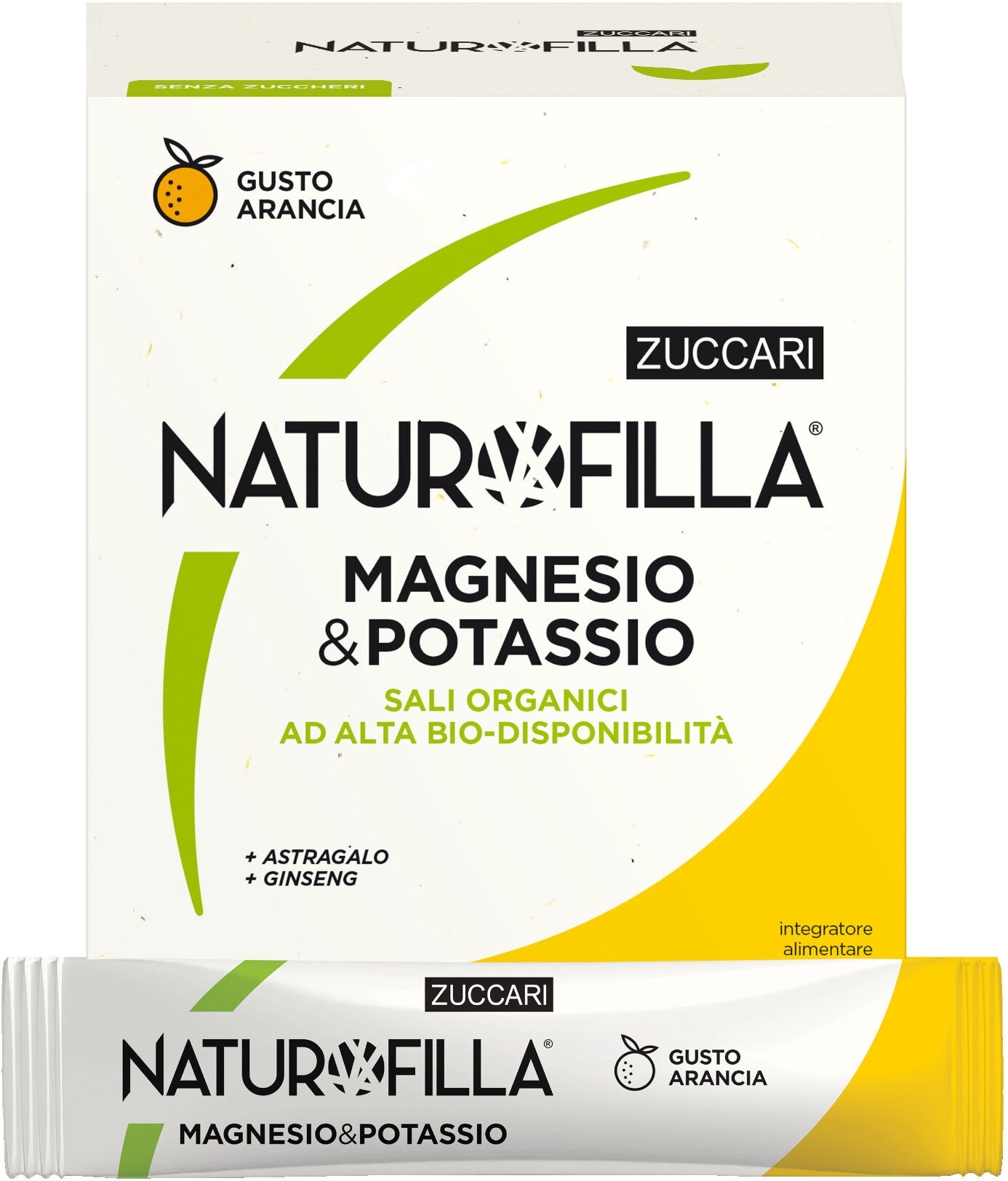 ZUCCARI Naturofilla - Magnesio&potassio 28 Stick Da 4 G Arancia