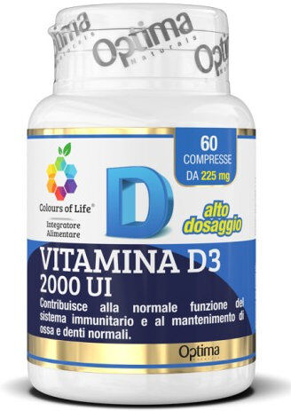 OPTIMA Vitamina D3 2000 Ui 60 Compresse