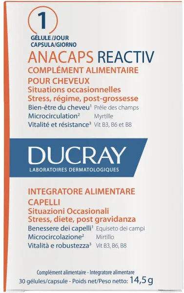 DUCRAY Anacaps Reactiv 30 Capsule