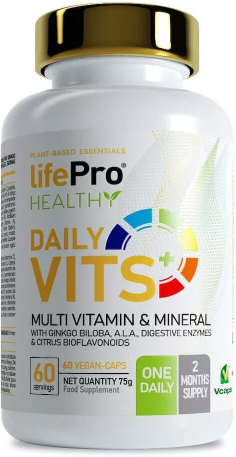 LIFEPRO Daily Vits 60 Vegan Capsule