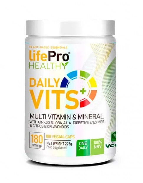 LIFEPRO Daily Vits 180 Vegan Capsule