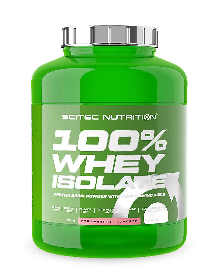 SCITEC NUTRITION 100% Whey Isolate 2000 G Lampone