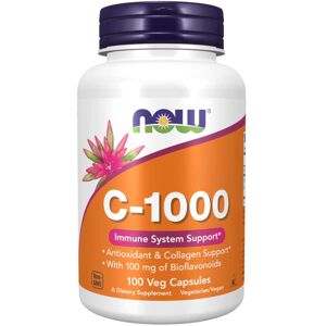 Now Foods Vitamina C-1000 con Bioflavonoidi - 100 Capsule Vegane Now Foods Vitamina C-1000 con Bioflavonoidi - 100 Capsule Vegane