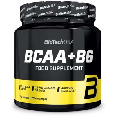 BioTech USA BCAA+B6 340 Compresse - Integratore Alimentare BioTech USA BCAA+B6 340 Compresse - Integratore Alimentare