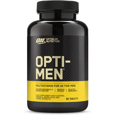Optimum Nutrition Opti-Men Senza Gusto 90 Compresse - Multivitaminico per Uomini Optimum Nutrition Opti-Men Senza Gusto 90 Compresse - Multivitaminico per Uomini
