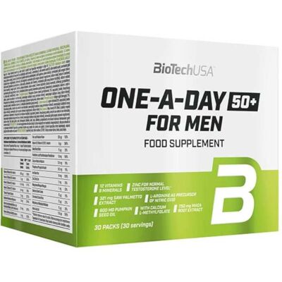 BIOTECH USA One A Day 50+ For Men 30 Bustine Da 5 Compresse BIOTECH USA One A Day 50+ For Men 30 Bustine Da 5 Compresse