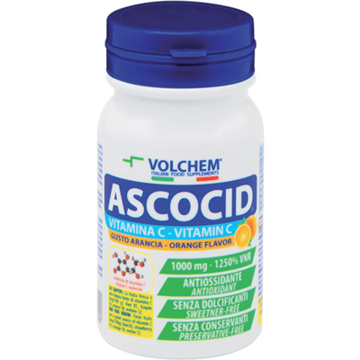 Ascocid 60 Compresse Masticabili Arancia - Integratore alimentare Ascocid 60 Compresse Masticabili Arancia - Integratore alimentare
