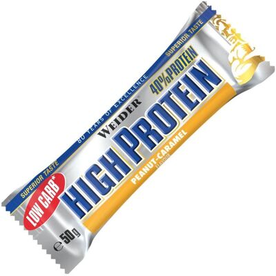 WEIDER Low Carb High Protein Bar 1 Barretta Da 50 Grammi WEIDER Low Carb High Protein Bar 1 Barretta Da 50 Grammi