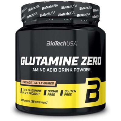 BioTechUSA Glutamine Zero - Limone - 300g - Integratore alimentare BioTechUSA Glutamine Zero - Limone - 300g - Integratore alimentare