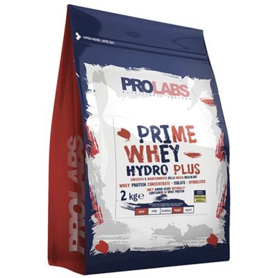 Prolabs Prime Whey Hydro Plus - 2kg - Proteine del siero di alta qualità per sportivi Prolabs Prime Whey Hydro Plus - 2kg - Proteine del siero di alta qualità per sportivi