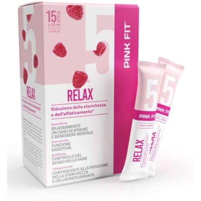 Pink Fit Relax - Vitamina B6, Zinco & Estratti Vegetali - 15 Stick Pink Fit Relax - Vitamina B6, Zinco & Estratti Vegetali - 15 Stick