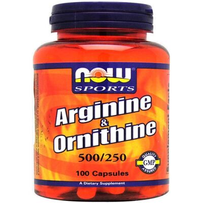 Now Foods L-Arginina e Ornithina 500/250 mg - Integratore alimentare Now Foods L-Arginina e Ornithina 500/250 mg - Integratore alimentare