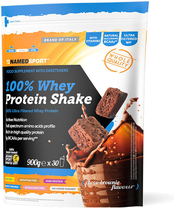 NAMED SPORT 100% Whey Protein Shake 900 Grammi Cioccolato Al Latte