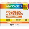 MASSIGEN Magnesio E Potassio Zero Zuccheri 24 + 6 Bustine Da 4 Grammi