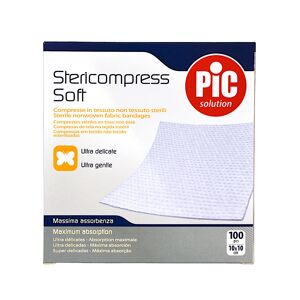 PIC Stericompress Soft Compresse In Tessuto Sterile 100 Pcs 10x10cm