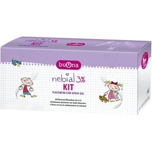 BUONA Nebial 3% Kit 20 Flaconcini Da 5ml + 1 Nebulizzatore