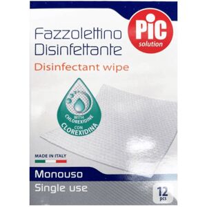 PIC Fazzolettino Disinfettante 12 Fazzolettini Monouso