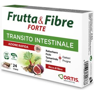 CABASSI & GIURIATI Ortis - Frutta & Fibre Forte 24 Tavolette Masticabili