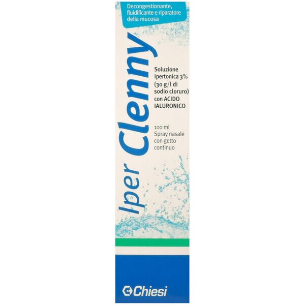 iper clenny - soluzione ipertonica al 3% spray nasale getto continuo 100 ml