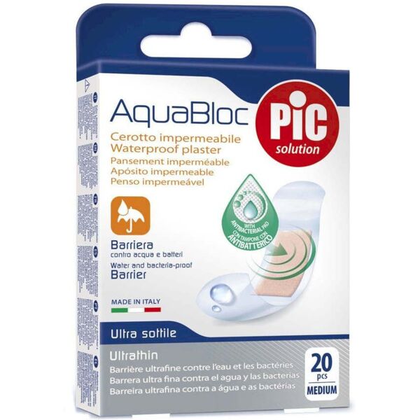 pic aqua bloc cerotto impermeabile medium 20 pcs medium