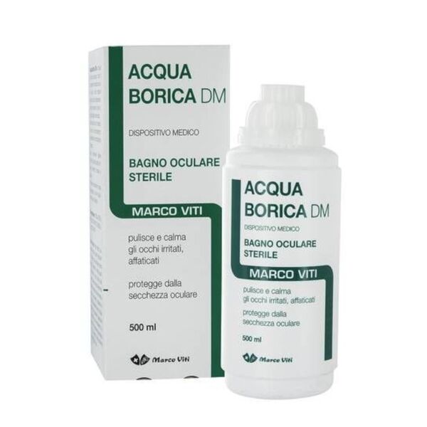 marco viti acqua borica dm bagno oculare sterile 500ml