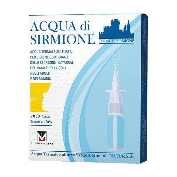 acqua di sirmione acqua termale sulfurea 6 flaconcini da 15cc