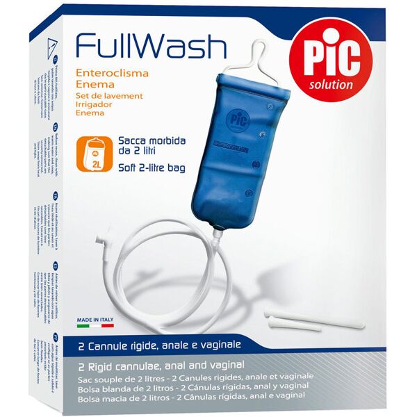 pic fullwash enteroclisma enema 1 sacca da 2000 ml + 2 cannule rigide