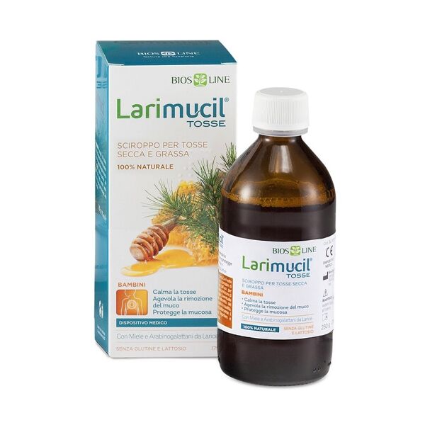 bios line larimucil - tosse secca e grassa bambini 175 ml