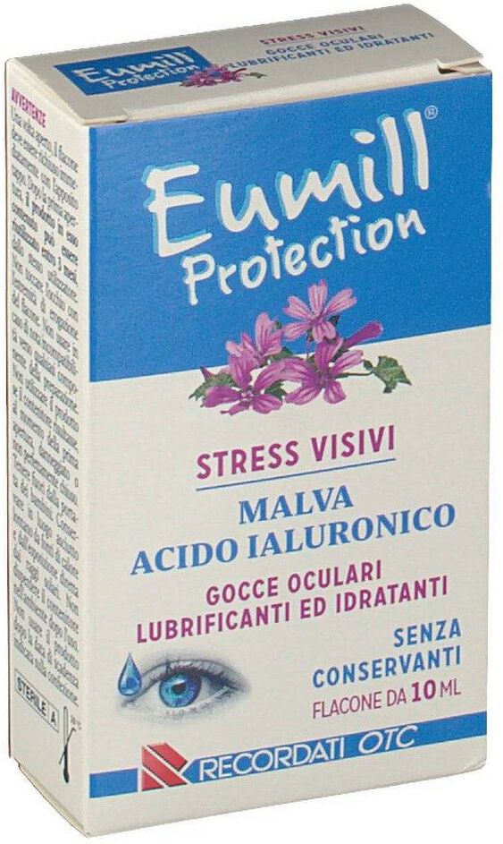 eumill protection stress visivi gocce oculari lubrificanti e idratanti 1 flacone da 10ml