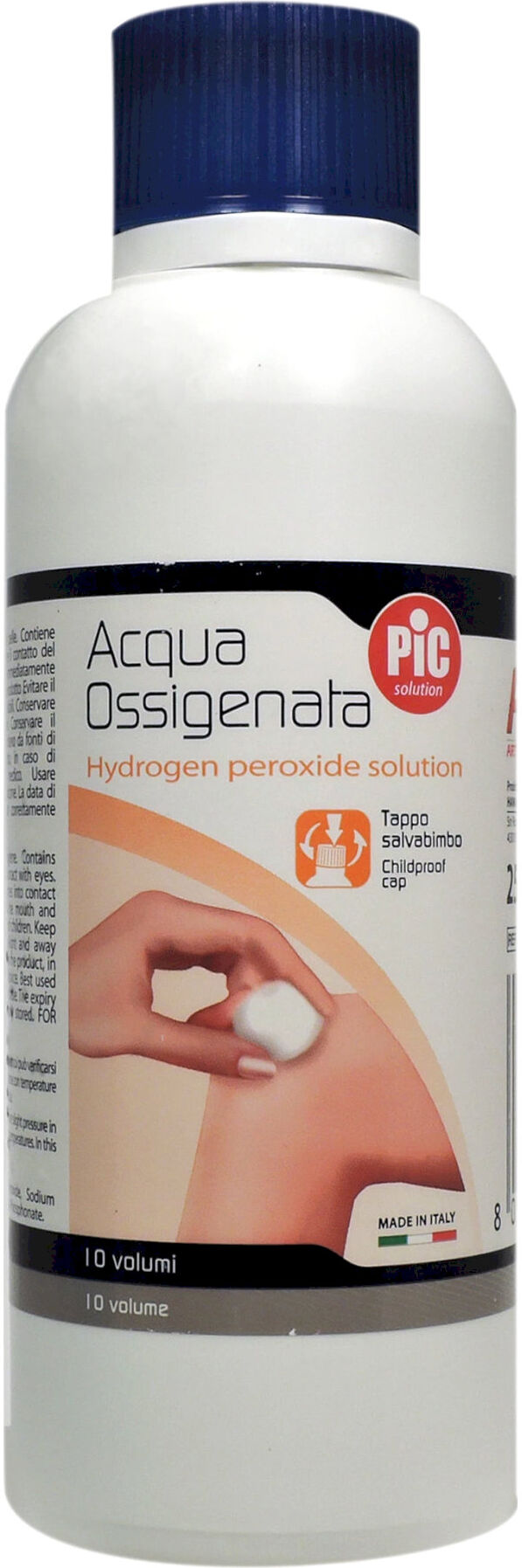 pic solution acqua ossigenata 10 volumi perossido di idrogeno 3% 250ml