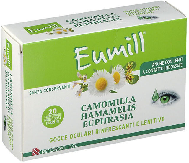 eumill gocce oculari rinfrescanti e lenitive 20 fiale da 0,5ml