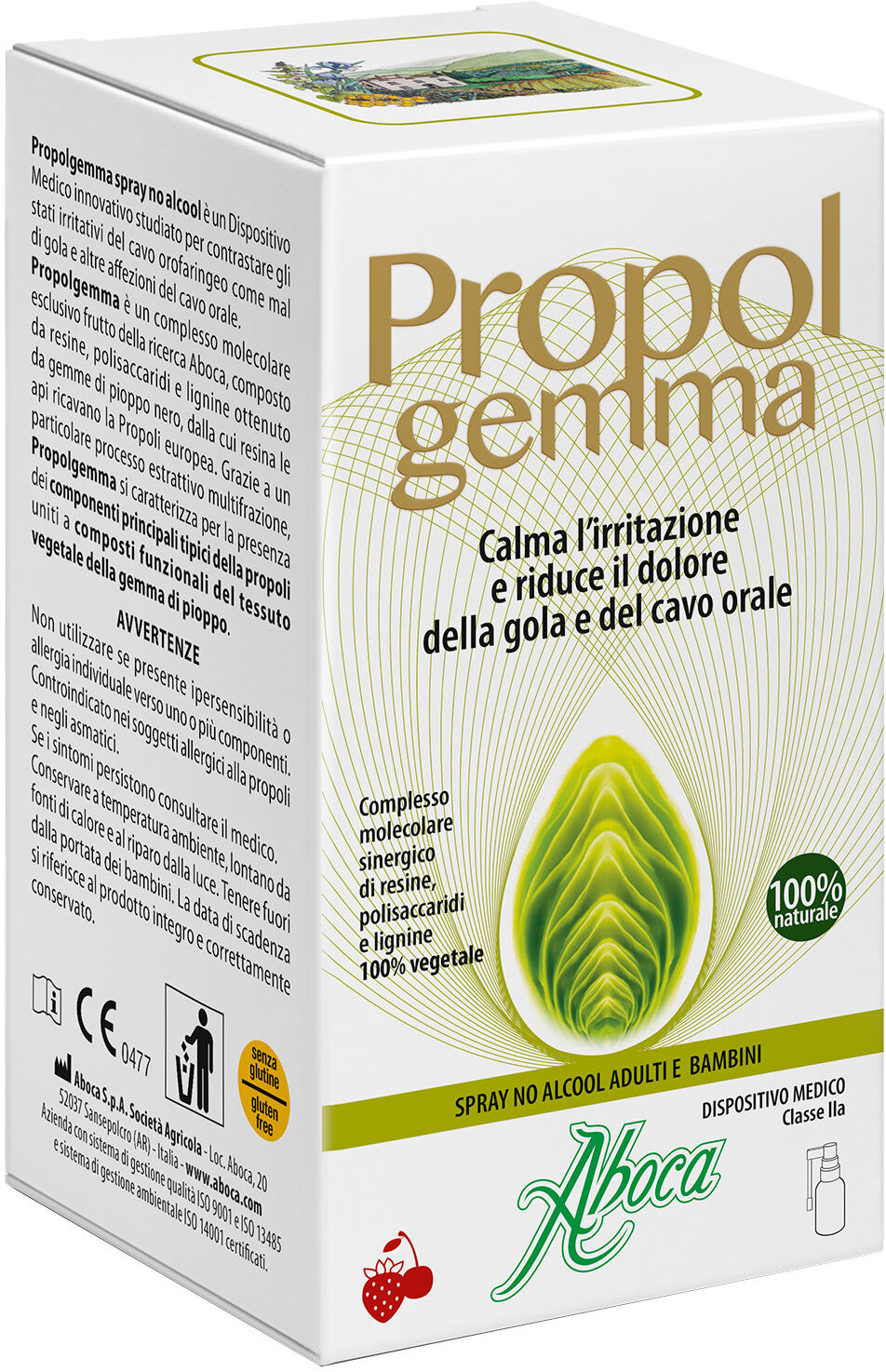 aboca propol gemma spray no alcool adulti e bambini 30 ml