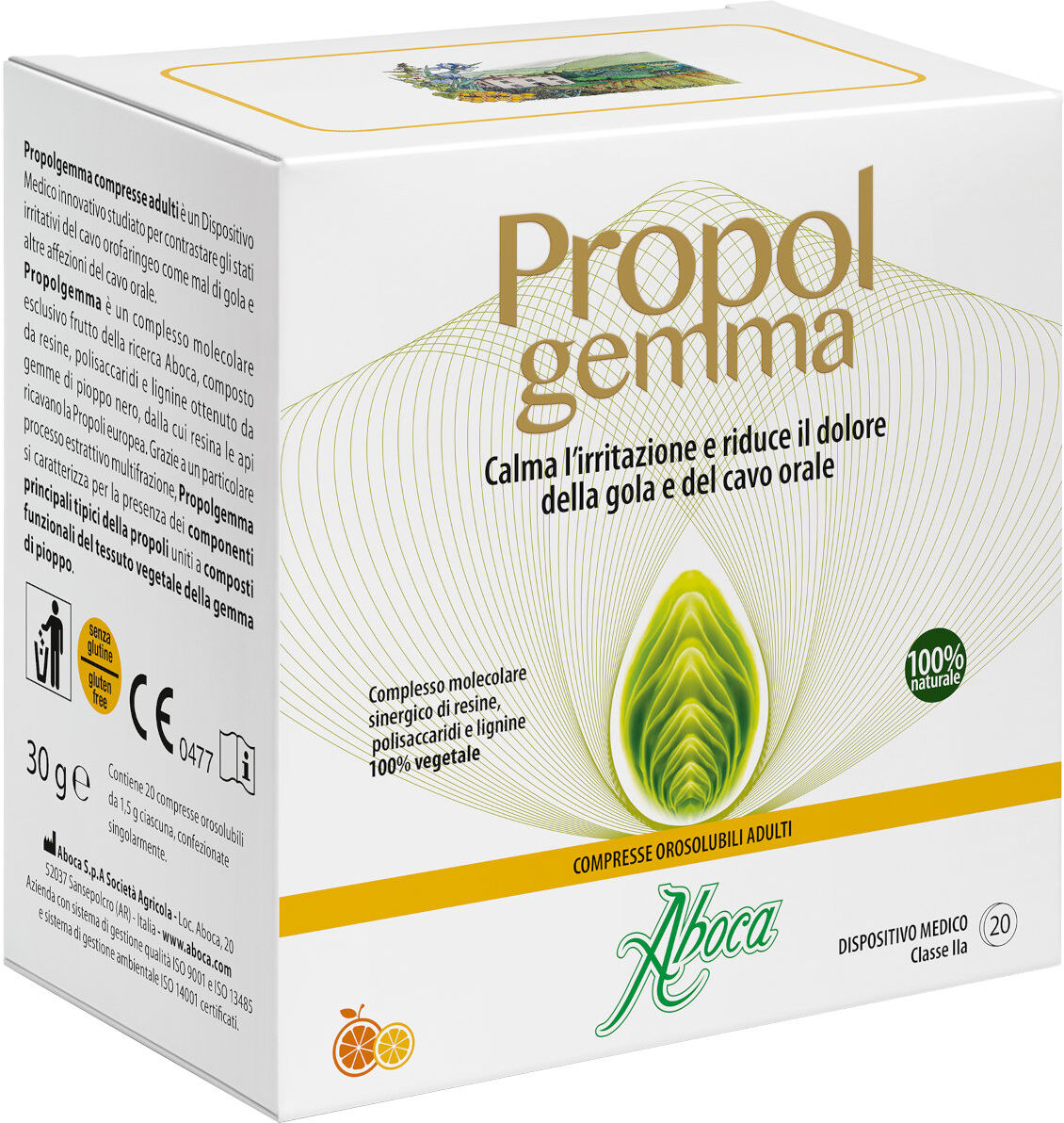 aboca propol gemma adulti 20 compresse