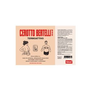 Kelemata Cerotto Bertelli Med - Termoattivo Formato Grande 1 Cerotto 24x16 Cm