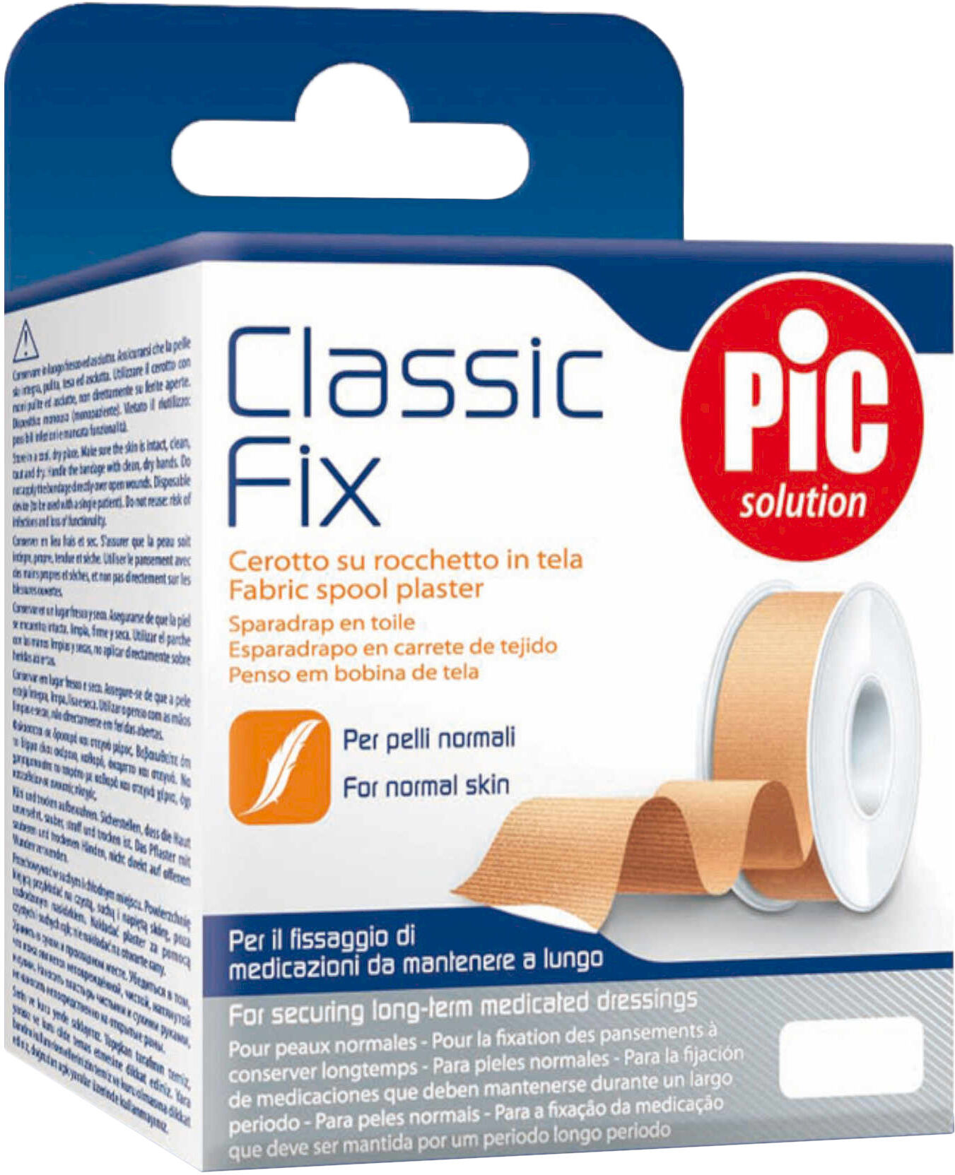 PIC Classic Fix Cerotto Su Rocchetto In Tela 2,5cm X 5m