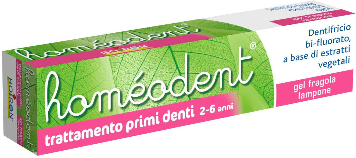 BOIRON Homéodent - Trattamento Primi Denti 1 Tubo Da 50 Ml Fragola Lampone