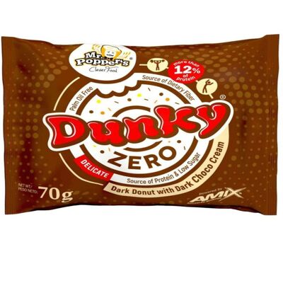 AMIX Mr. Popper'S - Dunky Zero 1 Snack Da 70 Grammi AMIX Mr. Popper'S - Dunky Zero 1 Snack Da 70 Grammi