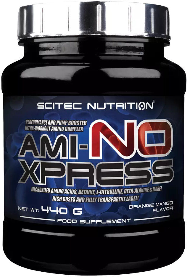 scitec nutrition ami-no xpress 440 grami tè freddo alla pesca