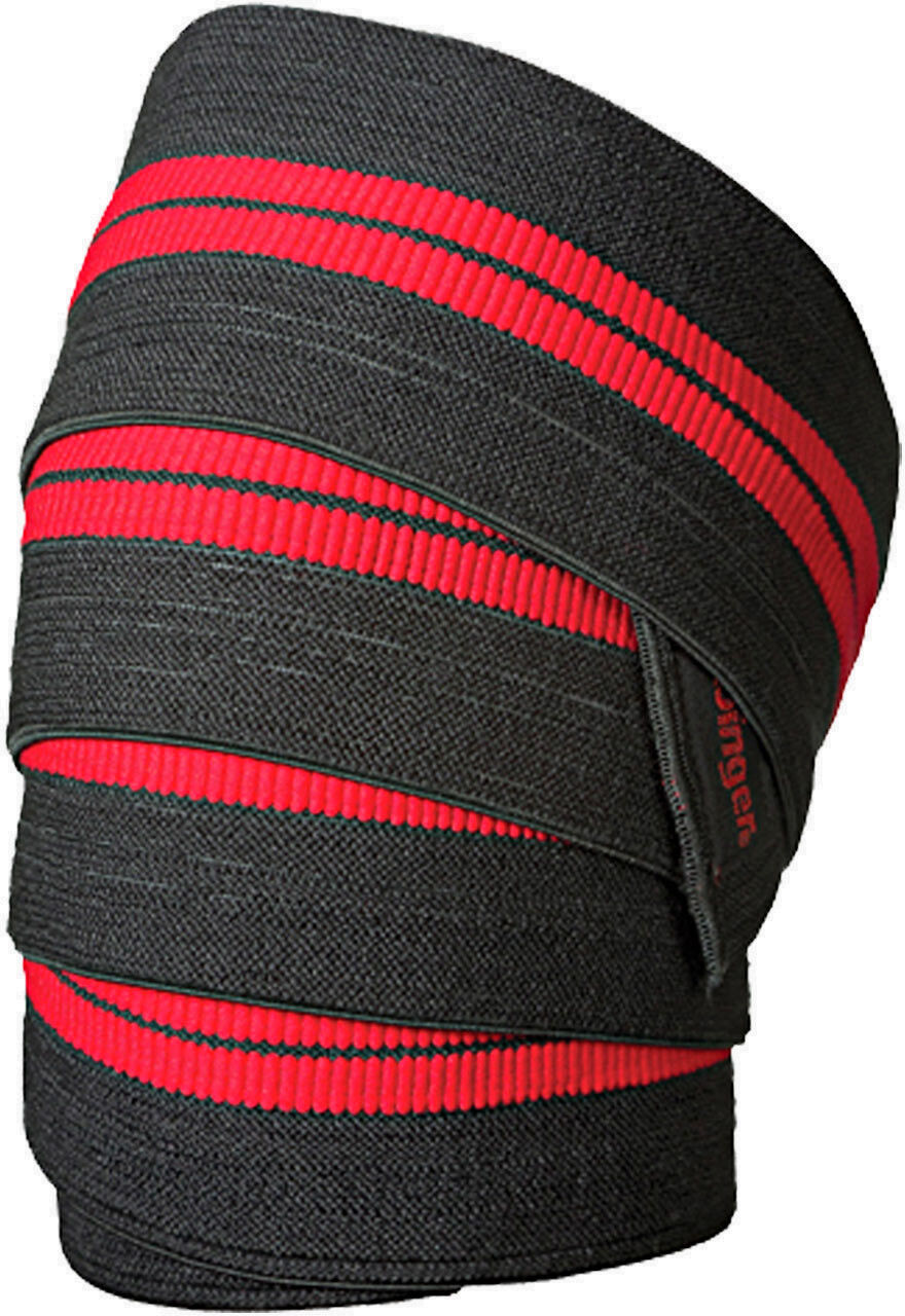 HARBINGER Red Line Knee Wraps Colore: Nero / Rosso