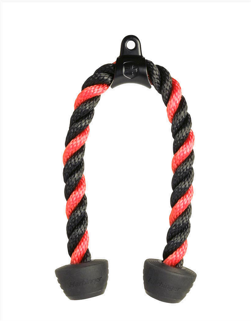 HARBINGER 26" Tricep Rope Colore: Nero / Rosso