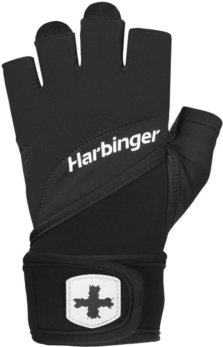 HARBINGER Training Grip Wristwrap Gloves Colore: Nero Xl