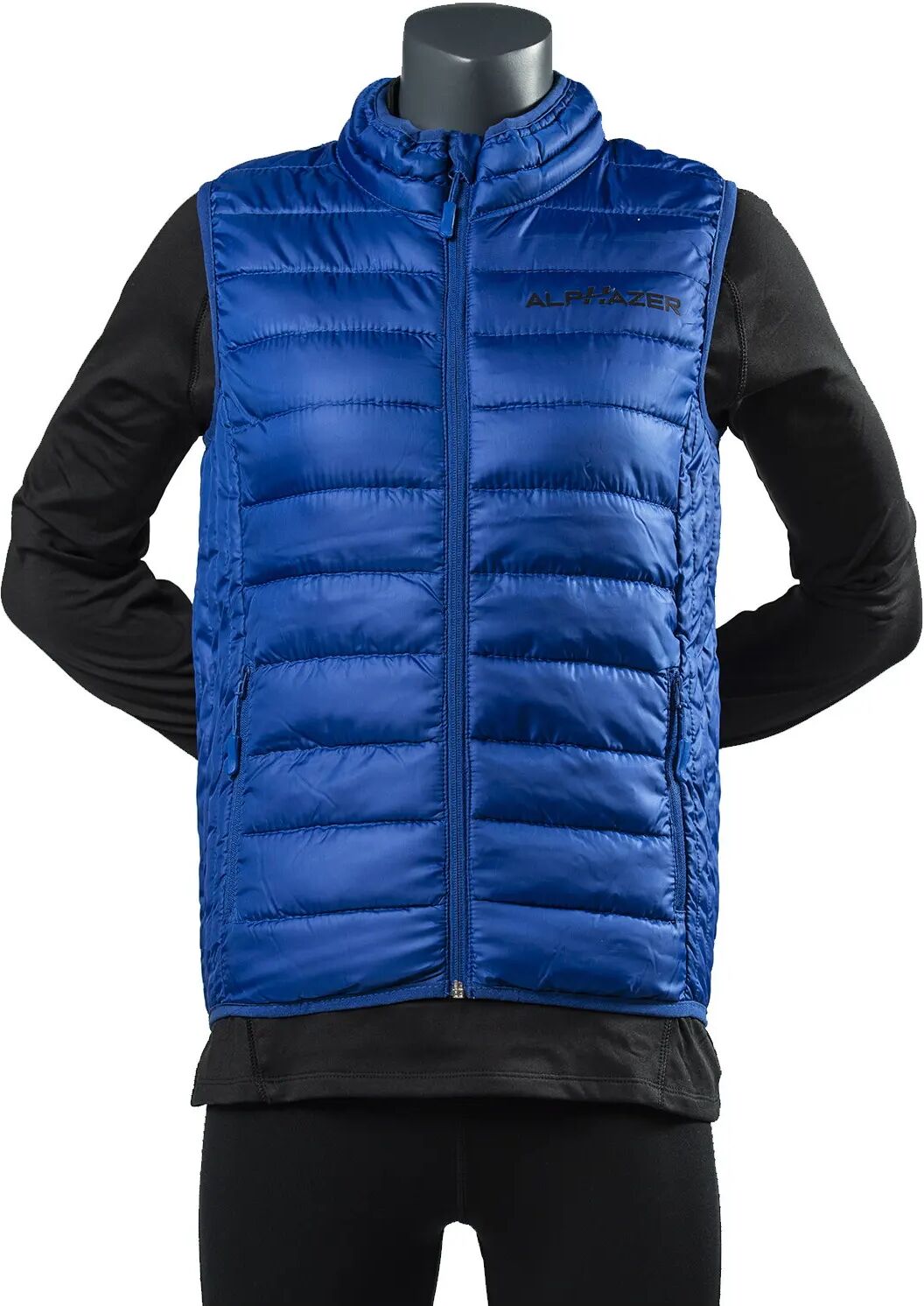 alphazer outfit gilet imbottito donna colore: blu 