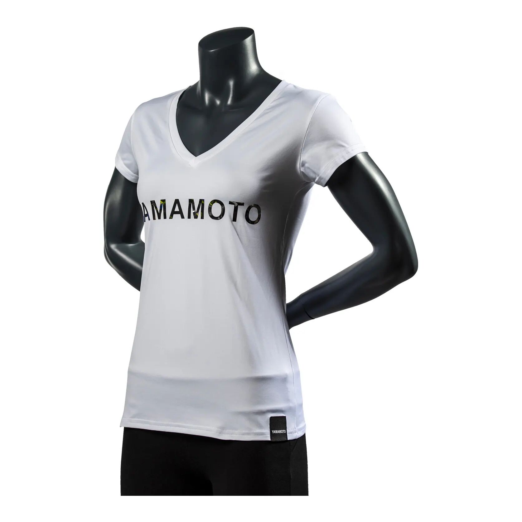 YAMAMOTO OUTFIT Lady TC-Shirt Logo Mirror Colore: Bianco 