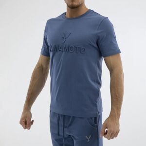 YAMAMOTO OUTFIT Man T-Shirt Embossed Colore: Blu 