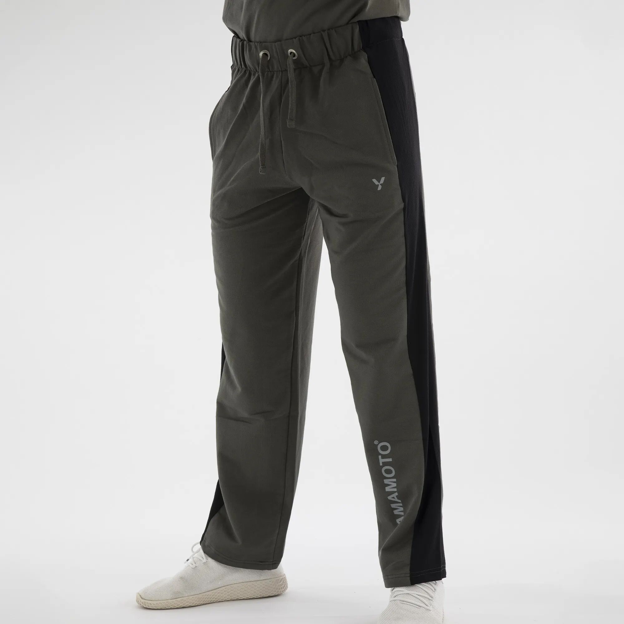 YAMAMOTO OUTFIT Man Mesh Sweatpants Colore: Grigio 