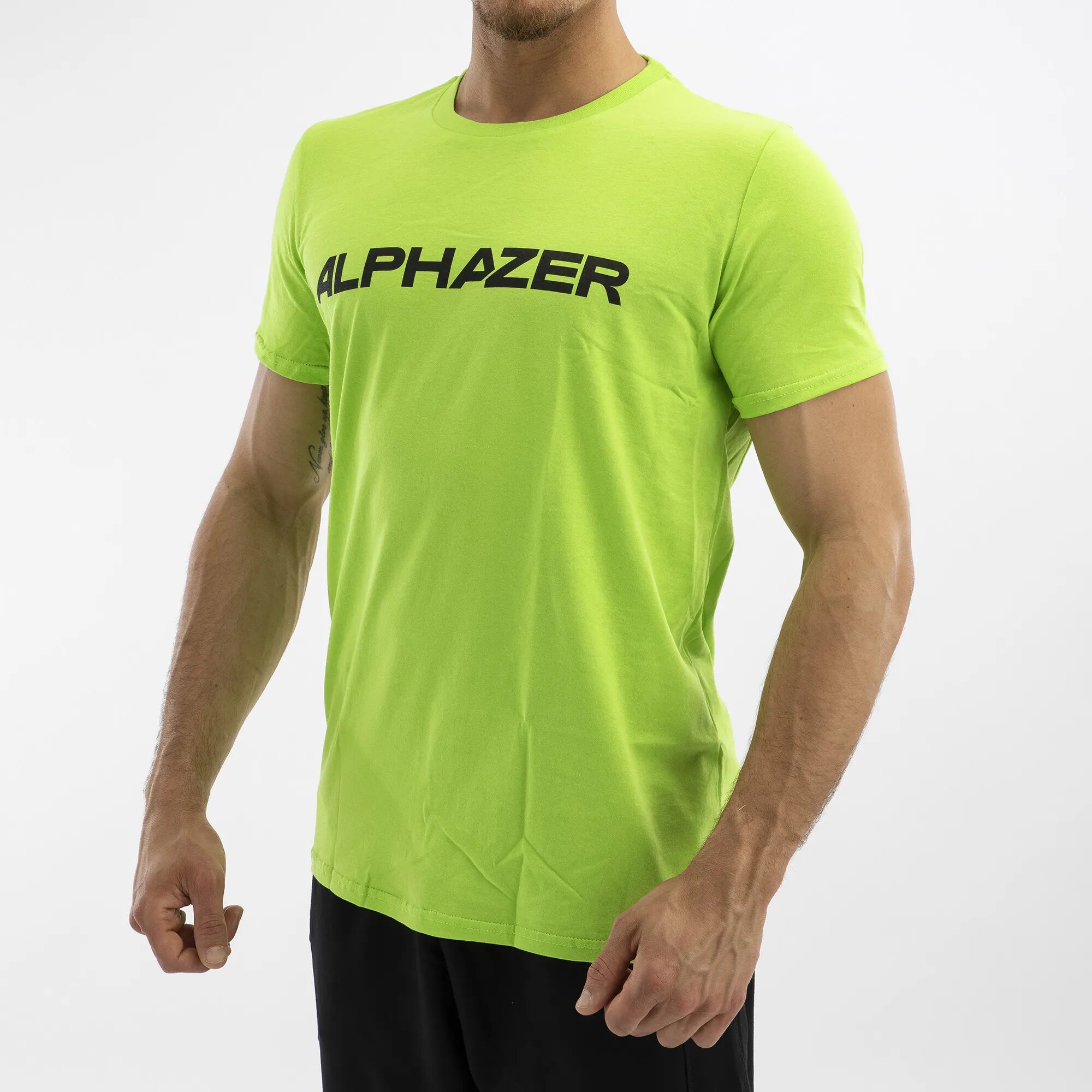 alphazer outfit t-shirt girocollo uomo 145 o.e. colore: verde 